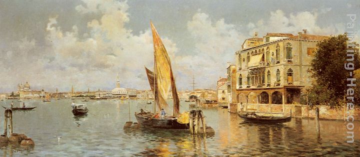 The Grand Canal painting - Antonio Reyna The Grand Canal art painting